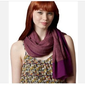NWOT Fossil Two-Toned Purple Scarf
